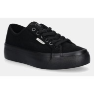  σουέτ sneakers calvin klein vulc flatf lace up sue/wl ck