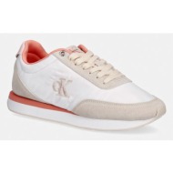  calvin klein retro runner lace up nylon mg αθλητικά γυναικεία