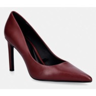  calvin klein στιλέτο δερμάτινο ess stiletto 90