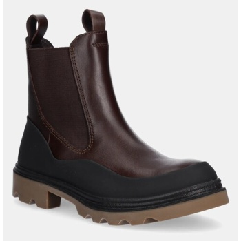 δερμάτινες μπότες τσέλσι ecco grainer