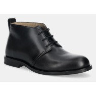  δερμάτινα κλειστά παπούτσια calvin klein ess rubber desert boot lth