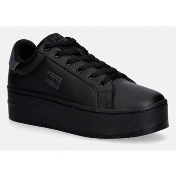 δερμάτινα sneakers tommy jeans tjw