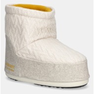  μπότες χιονιού moon boot mb x gir icon low nolace knit