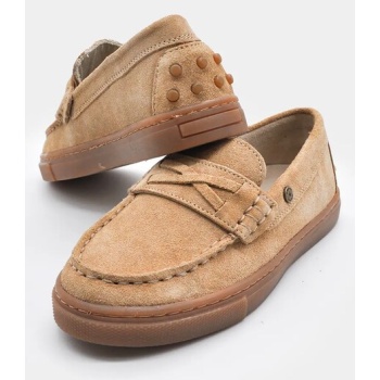 παιδικά μοκασίνια σουέτ mayoral