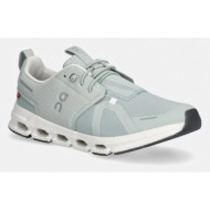  sneakers on cloud sky