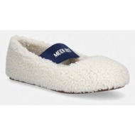  μπαλαρίνες moon boot mb shearling ballerina