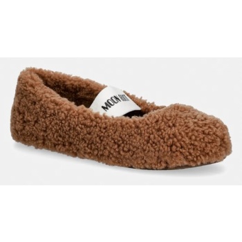 μπαλαρίνες moon boot mb shearling