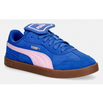 σουέτ sneakers puma club azura