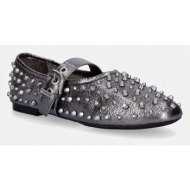  δερμάτινες μπαλαρίνες allsaints sabine stud shoe