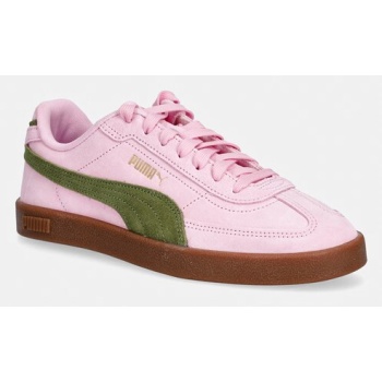 σουέτ sneakers puma club ii era suede