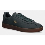  lacoste baseshot sneakers αθλητικά ανδρικά δερμάτινα