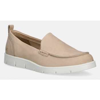 ecco μοκασίνια γυναικεία νούμπακ bella