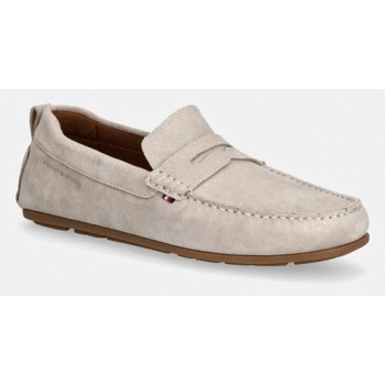 tommy hilfiger μοκασίνια ανδρικά σουέτ
