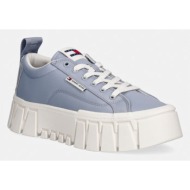  tommy jeans tjw flatform chunky sneaker γυναικεία sneakers