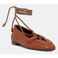  pollini μπαλαρίνες δερμάτινες