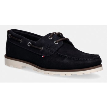 tommy hilfiger μοκασίνια ανδρικά σουέτ