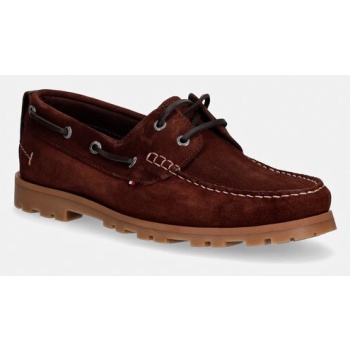 tommy hilfiger μοκασίνια ανδρικά σουέτ