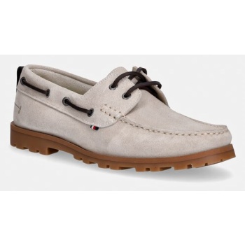 tommy hilfiger μοκασίνια ανδρικά σουέτ