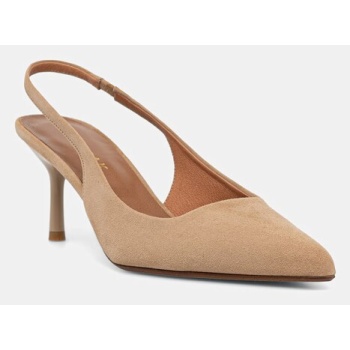 jonak στιλέτο με ανοιχτό τακούνι σουέτ
