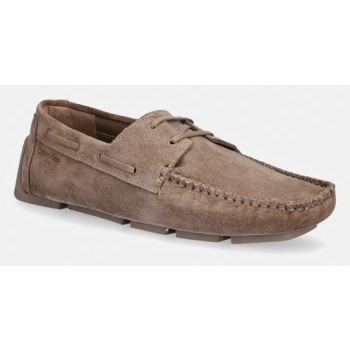 calvin klein μοκασίνια ανδρικά σουέτ