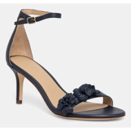  lauren ralph lauren σανδάλια ψηλοτάκουνα δερμάτινα allie m flwr