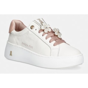 patrizia pepe σνίκερς παιδικά δερμάτινα