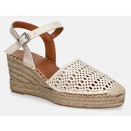  billi bi εσπαντρίγιες σε σφήνα γυναικείες δερμάτινες