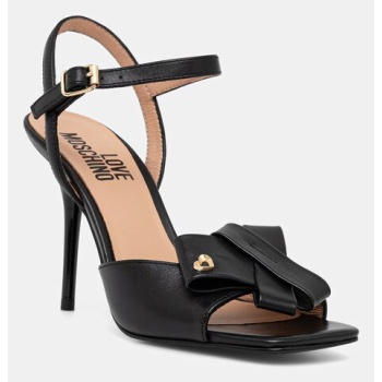 love moschino σανδάλια ψηλοτάκουνα