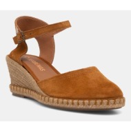  verbenas εσπαντρίγιες σε σφήνα γυναικείες σουέτ malena serraje/tan