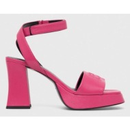  δερμάτινα πέδιλα hugo vicky