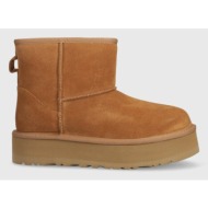  μπότες σουέτ για παιδιά ugg classic mini platform