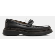  δερμάτινα μοκασίνια allsaints gibbs chain loafer