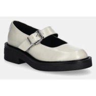 δερμάτινα κλειστά παπούτσια tommy jeans tjw mary jane shoe