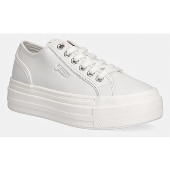 tommy jeans tjw flatform sneaker ltr