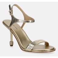  michael michael kors σανδάλια δερμάτινα ivy high sandal