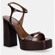  giuseppe zanotti σανδάλια στο ταχυδρομείο δέρμα biarritz