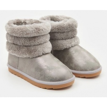 sinsay - μπότες για το χιόνι - ασημι