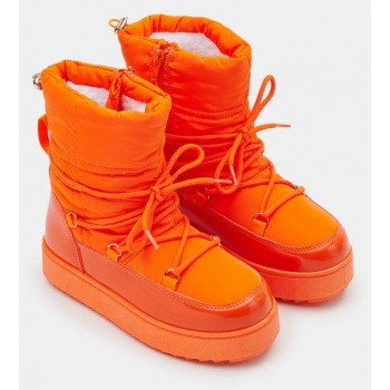 sinsay - μπότες για το χιόνι - πορτοκαλι
