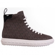  michael kors παπουτσια sneakers grove high top logo καφε