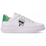  karl lagerfeld παπουτσια sneakers kapri mens karl ikonik kc lo λευκο-πρασινο