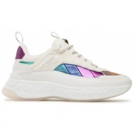  kurt geiger παπουτσια sneakers kensington metaλλικες λεπτομερειες logo λευκο