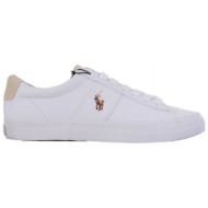  ralph lauren παπουτσια sneakers sayer-ne-sk-vcl λευκο