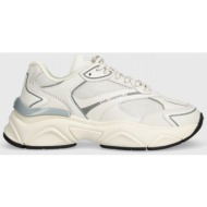  karl lagerfeld παπουτσια sneakers komet λεπτομερειες λαμψης logo λευκο