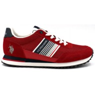  u.s.polo assn παπουτσια sneakers xirio009 κοκκινο
