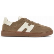  hogan παπουτσια sneakers cool allacciato h μπεζ