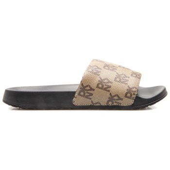 dkny παντοφλες zella flat slide all