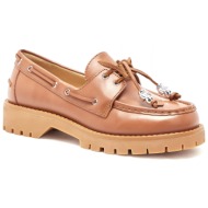  michael kors παπουτσια μοκασινια kenny loafer metaλλικο logo ταμπα