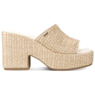  dkny παπουτσια πεδιλα maxenor platform s ψαθα μπεζ