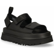  ugg παπουτσια πεδιλα goldenglow logo maυρο