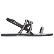  karl lagerfeld παπουτσια σανδαλια olympia ιι στρας logo aσημι